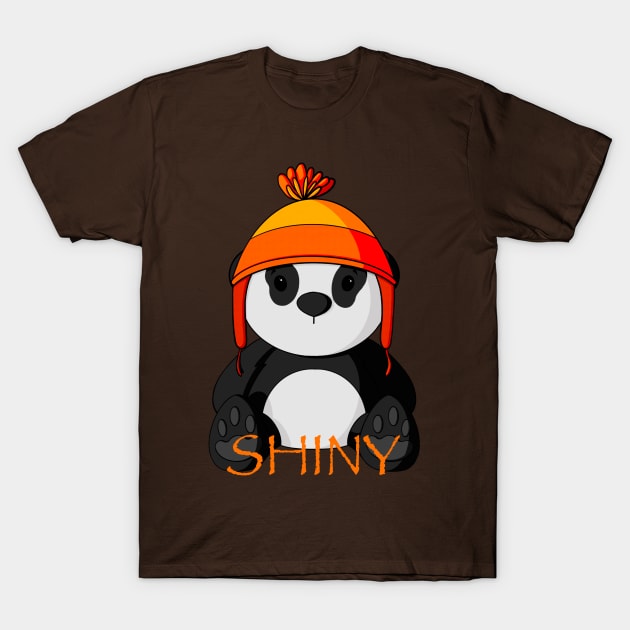 Shiny Panda T-Shirt by Alisha Ober Designs